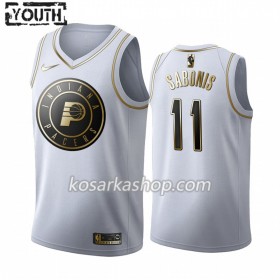 Dres Indiana Pacers Domantas Sabonis 11 Nike 2019-20 Bijela Golden Edition Swingman - Dječji